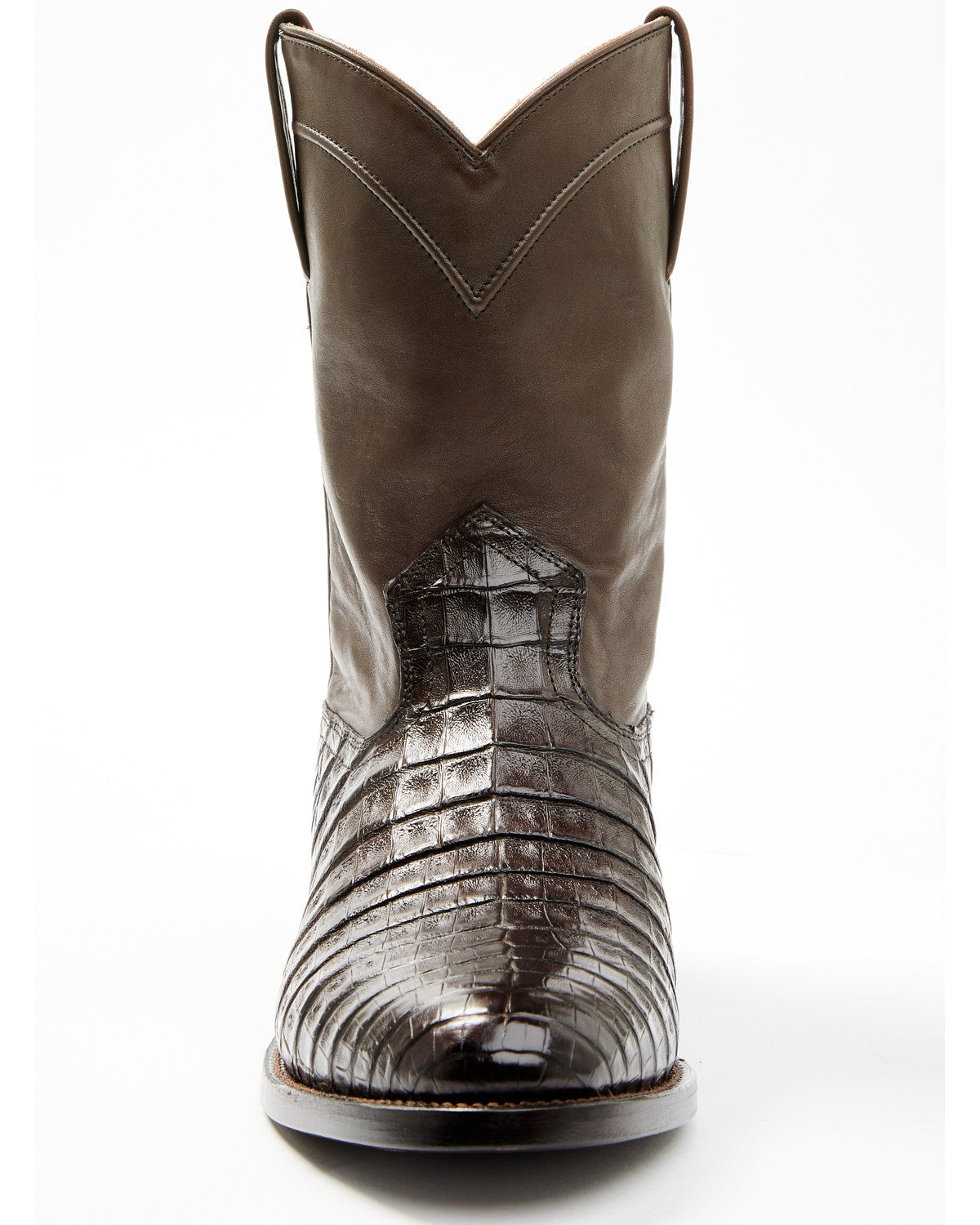 Black 1978® Men's Carmen Exotic Caiman Belly Roper Boots -