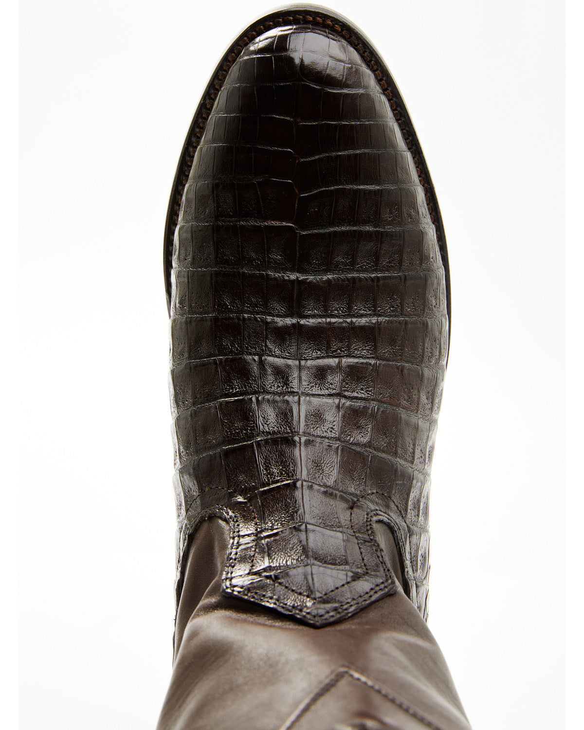 Black 1978® Men's Carmen Exotic Caiman Belly Roper Boots -