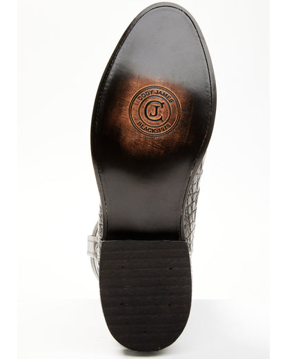 Black 1978® Men's Carmen Exotic Caiman Belly Roper Boots -