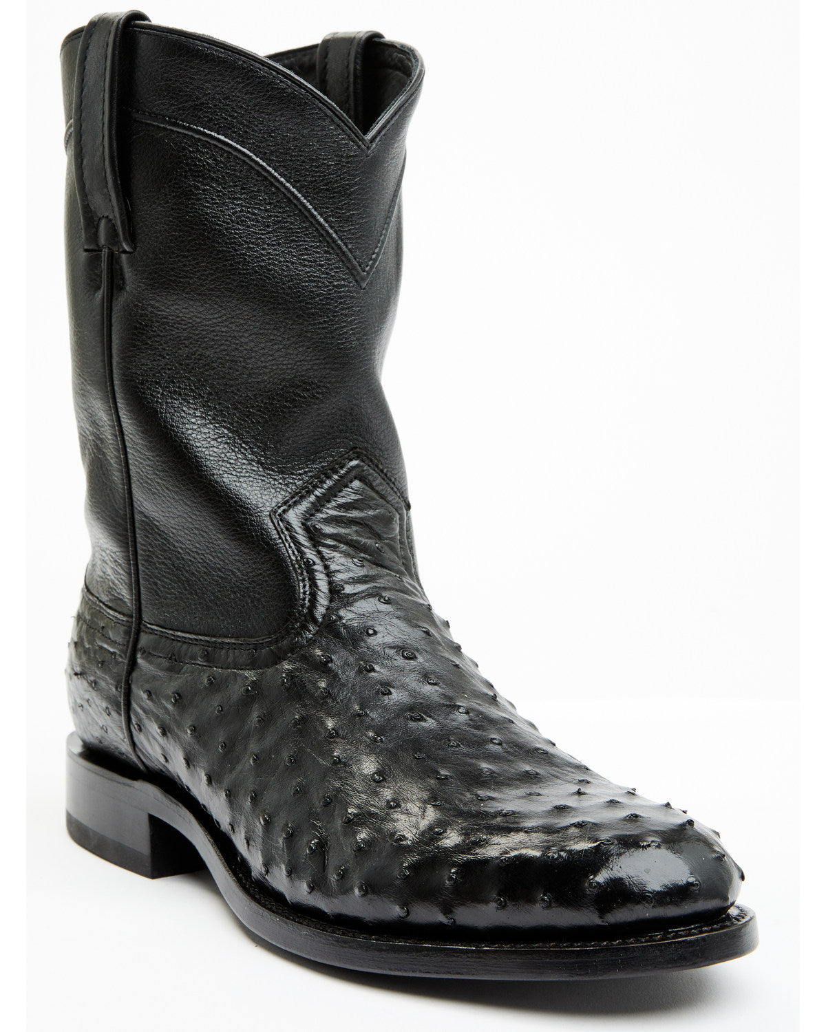 Black 1978® Men's Carmen Exotic Full-Quill Ostrich Roper Bo