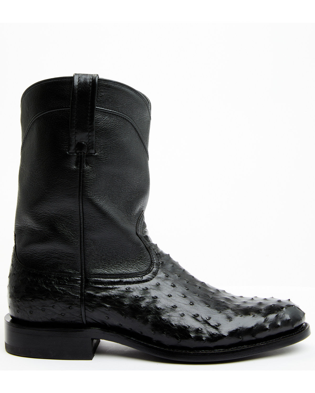 Black 1978® Men's Carmen Exotic Full-Quill Ostrich Roper Bo