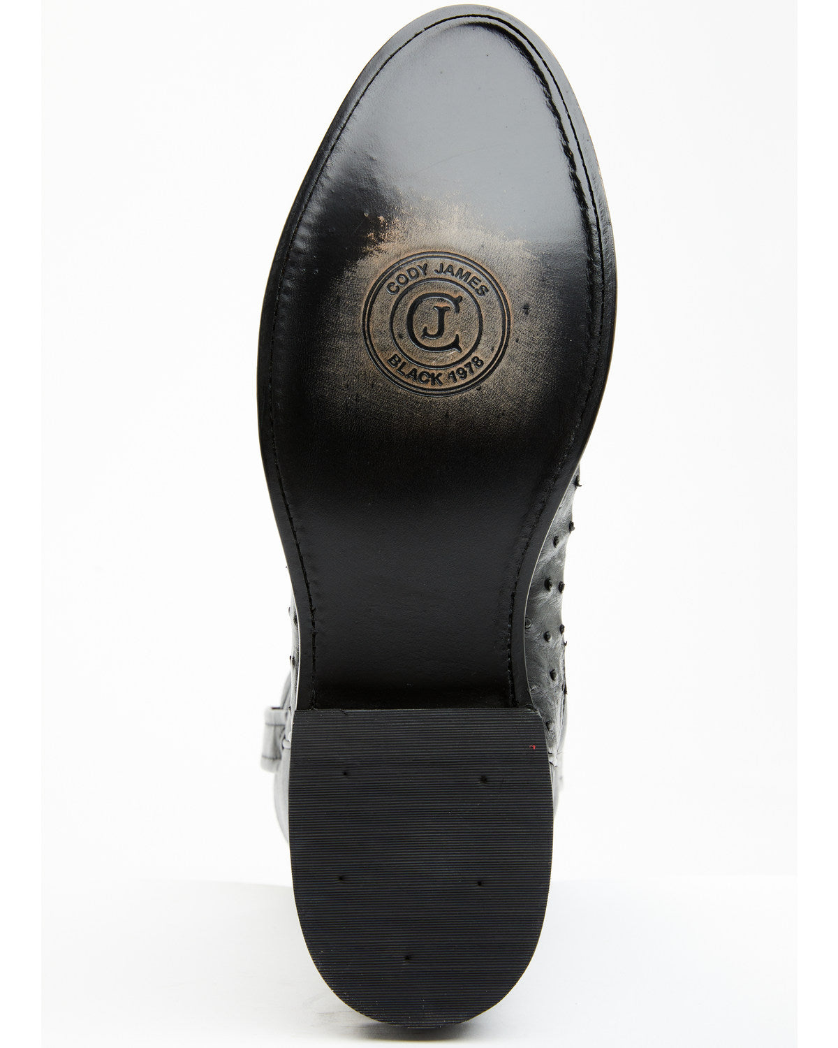Black 1978® Men's Carmen Exotic Full-Quill Ostrich Roper Bo