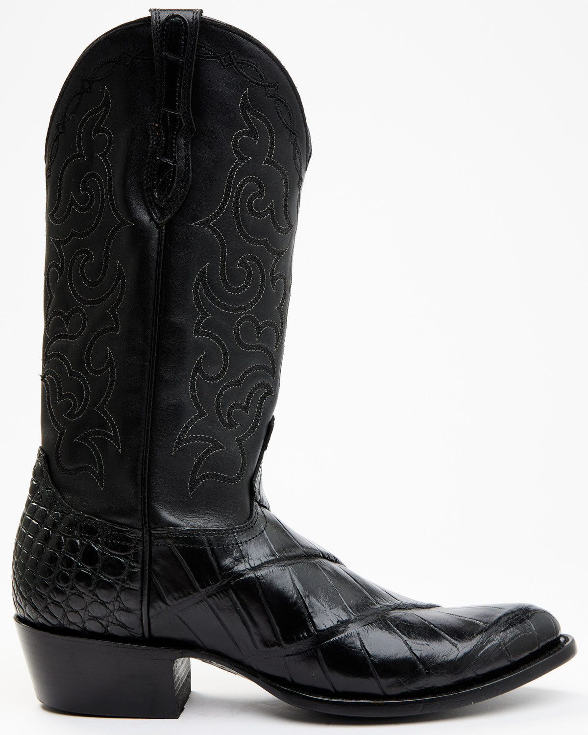Men's Exotic American Alligator Western Boots - Round Toe