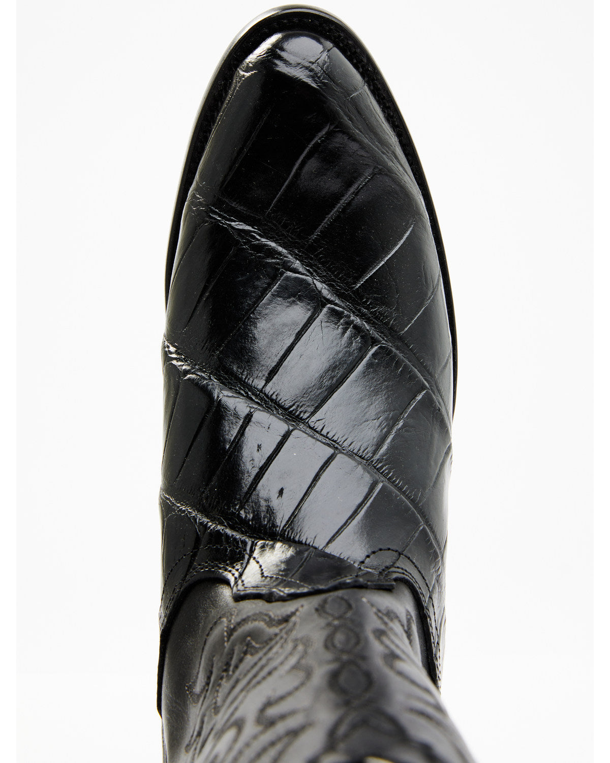 Men's Exotic American Alligator Western Boots - Round Toe