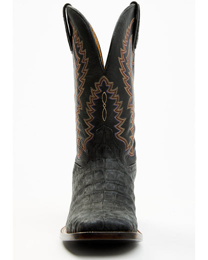 Men's Exotic Caiman Belly Western Boots - Broad Square Toe