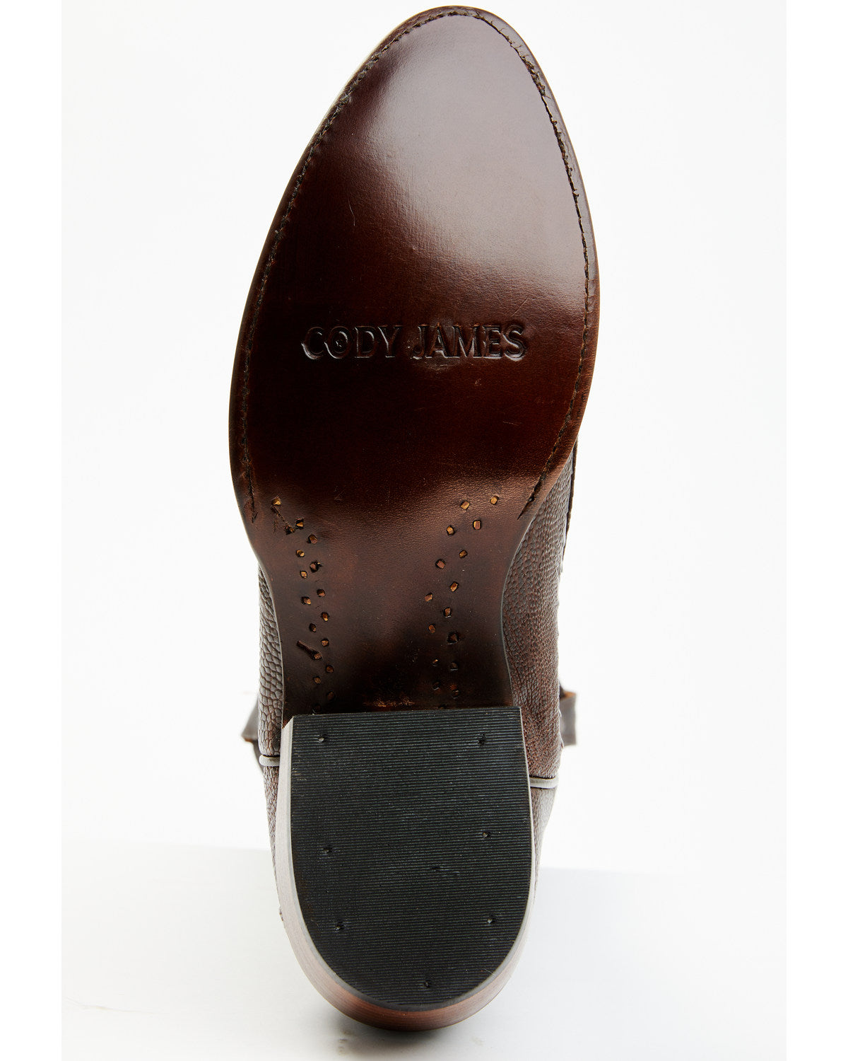Men's Exotic Ostrich Leg Western Boots - Round Toe