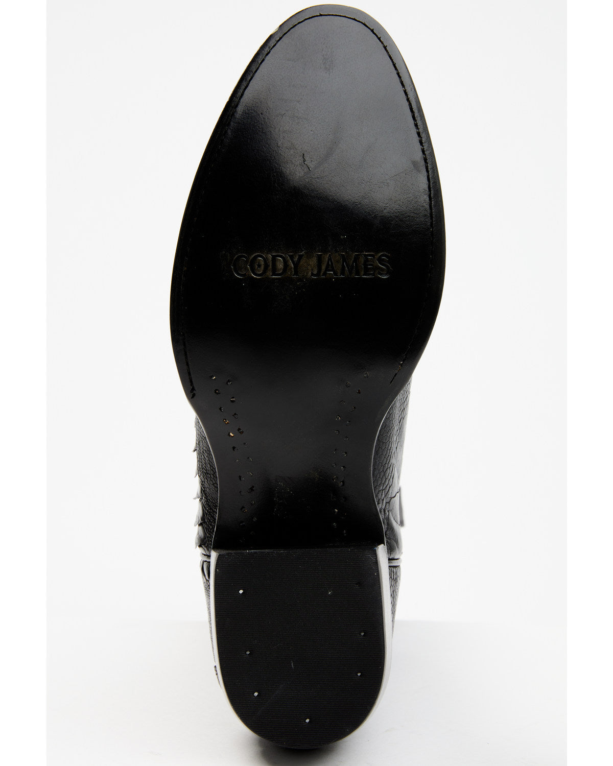 Men's Exotic Ostrich Leg Western Boots - Round Toe