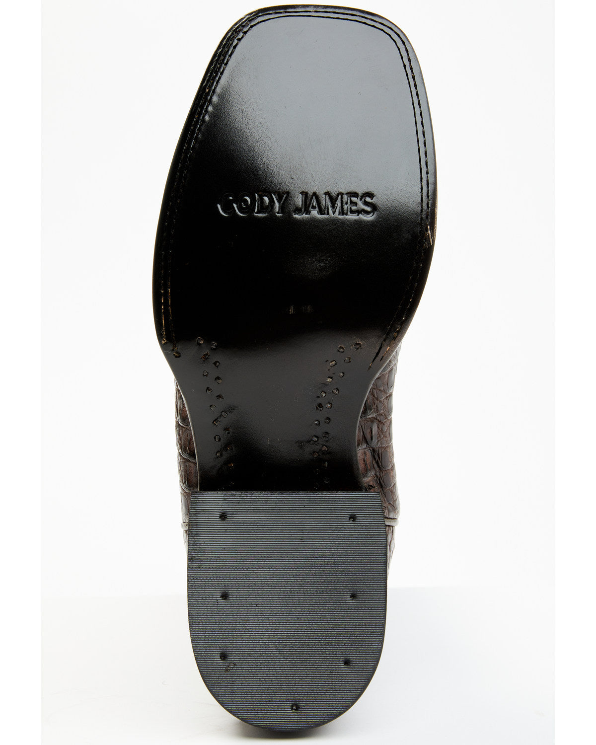 Men's Exotic Caiman Belly Western Boots - Broad Square Toe