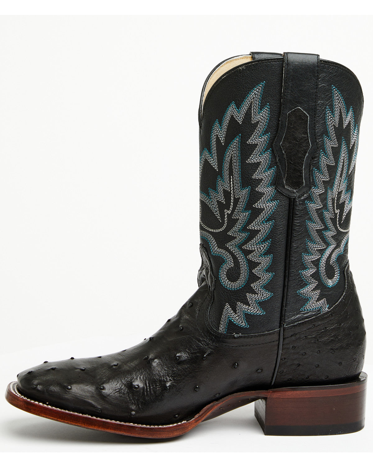 Men's Buzzard Exotic Full Quill Ostrich Western Boots - Bro
