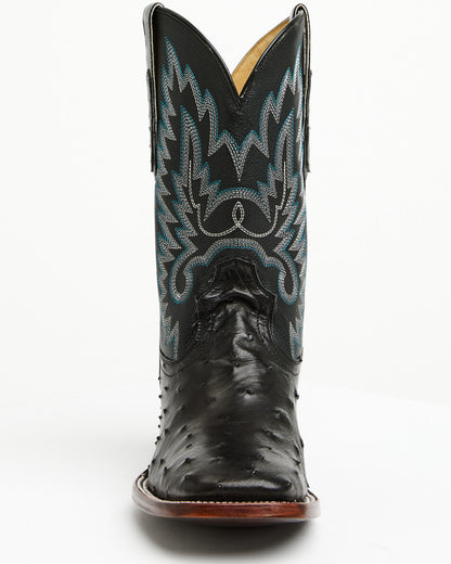 Men's Buzzard Exotic Full Quill Ostrich Western Boots - Bro