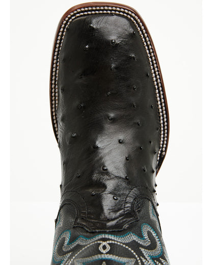 Men's Buzzard Exotic Full Quill Ostrich Western Boots - Bro