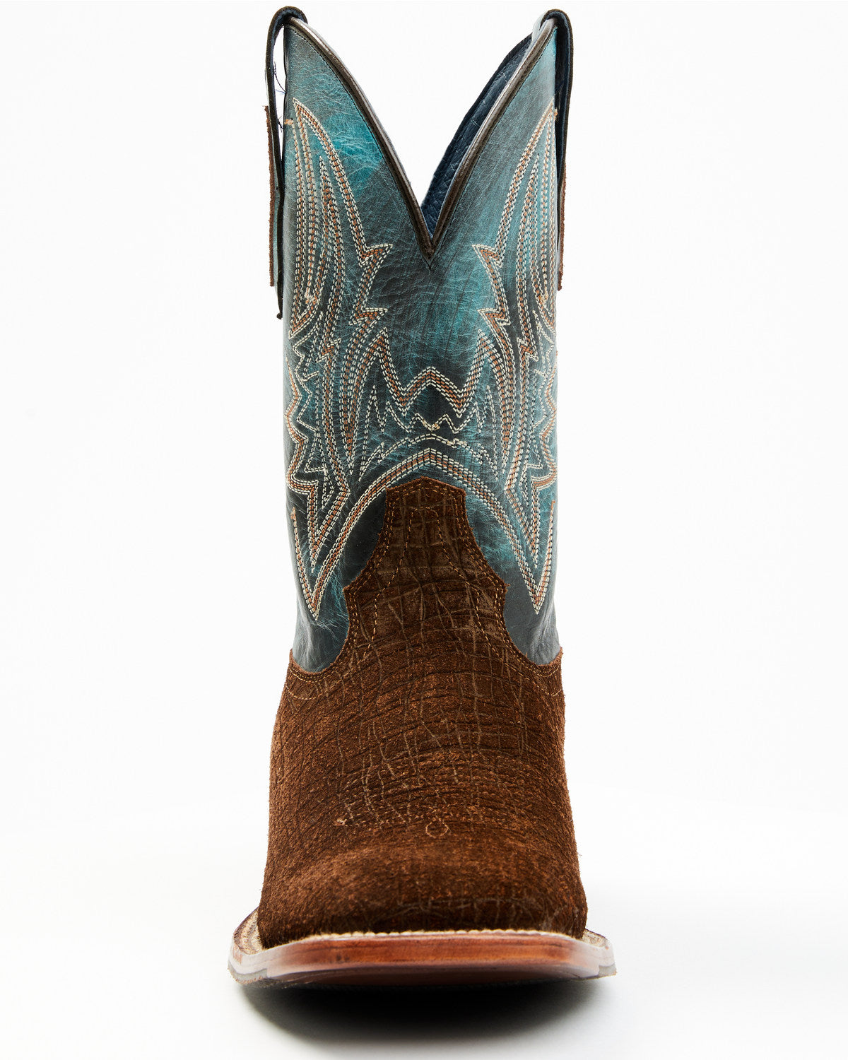 Men's Blue Collection Western Performance Boots - Broad Squ