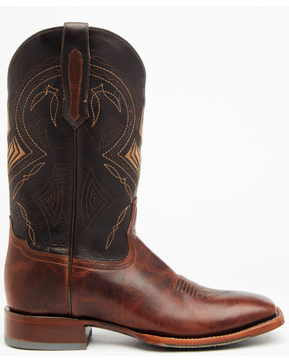 Men's Blue Collection Western Performance Boots - Broad Squ