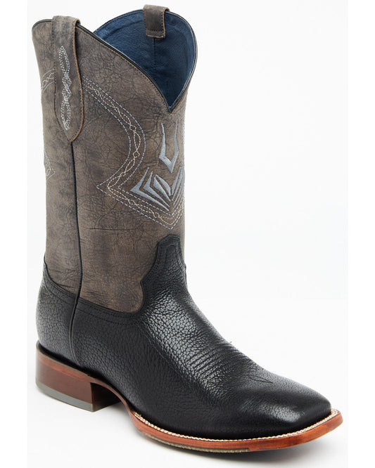 Men's Blue Collection Western Performance Boots - Broad Squ
