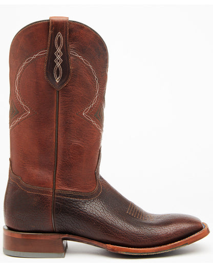 Men's Cognac Honey Western Performance Boots - Broad Square