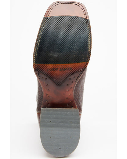 Men's Cognac Honey Western Performance Boots - Broad Square