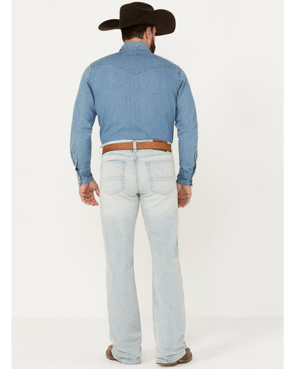 Men's Pioneer Wash Wyatt Slim Bootcut Stretch Denim Jeans