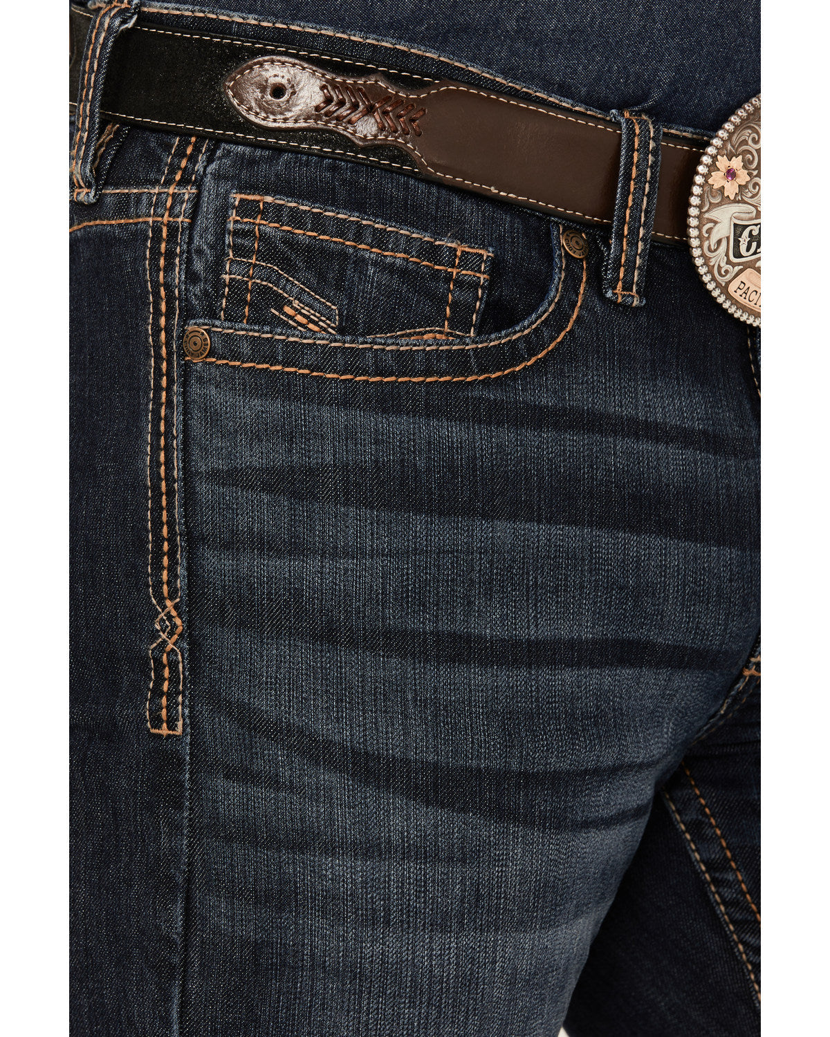 Men's Shadow Wash Jackson Slim Straight Stretch Denim Jeans