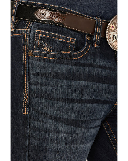 Men's Shadow Wash Jackson Slim Straight Stretch Denim Jeans