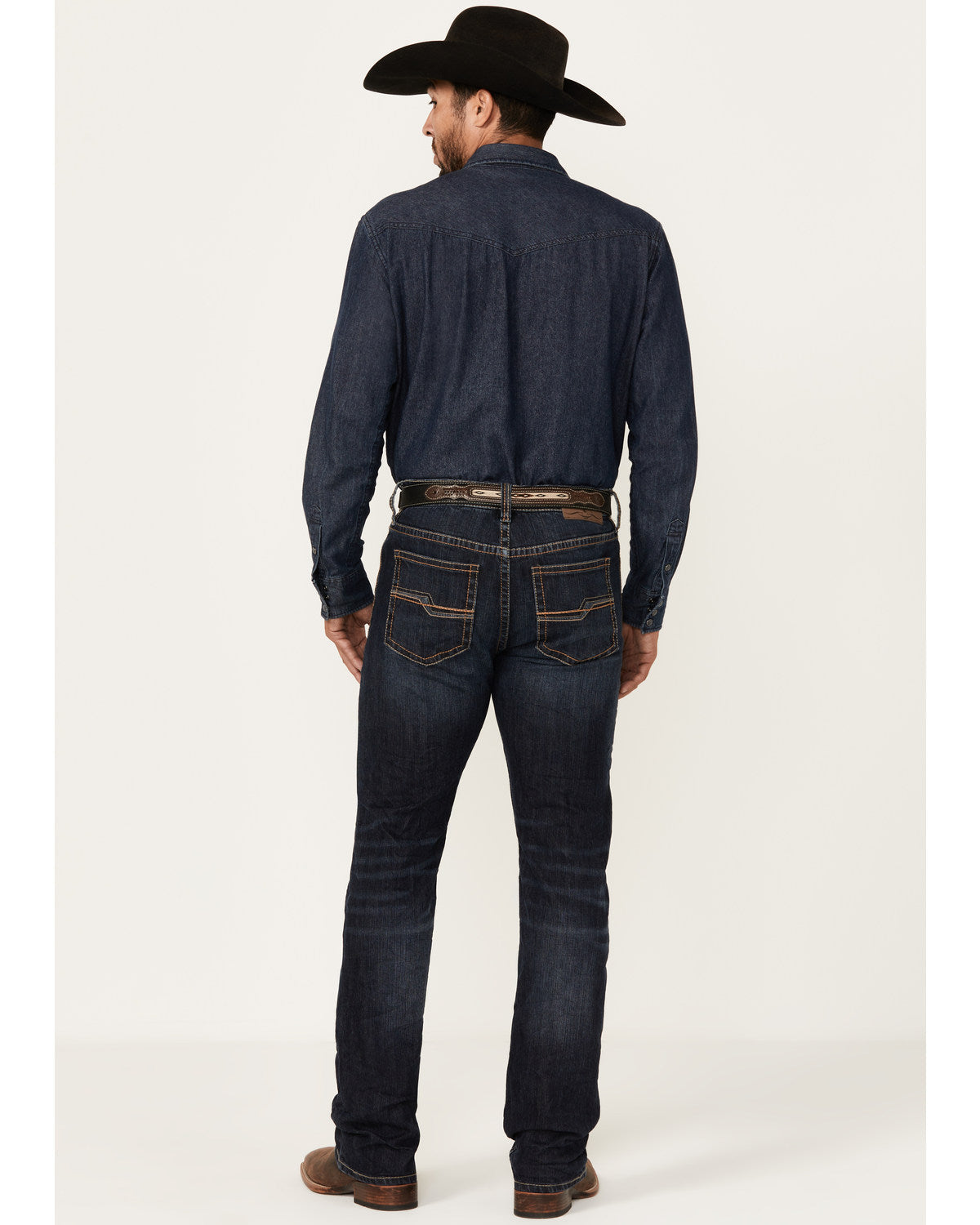 Men's Shadow Wash Jackson Slim Straight Stretch Denim Jeans
