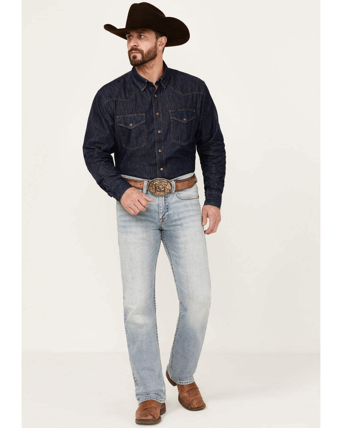 Men's Sawbuck Wash Jackson Slim Straight Stretch Denim Jean