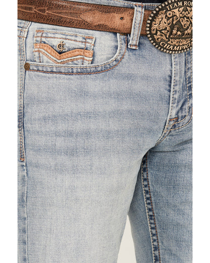 Men's Sawbuck Wash Jackson Slim Straight Stretch Denim Jean