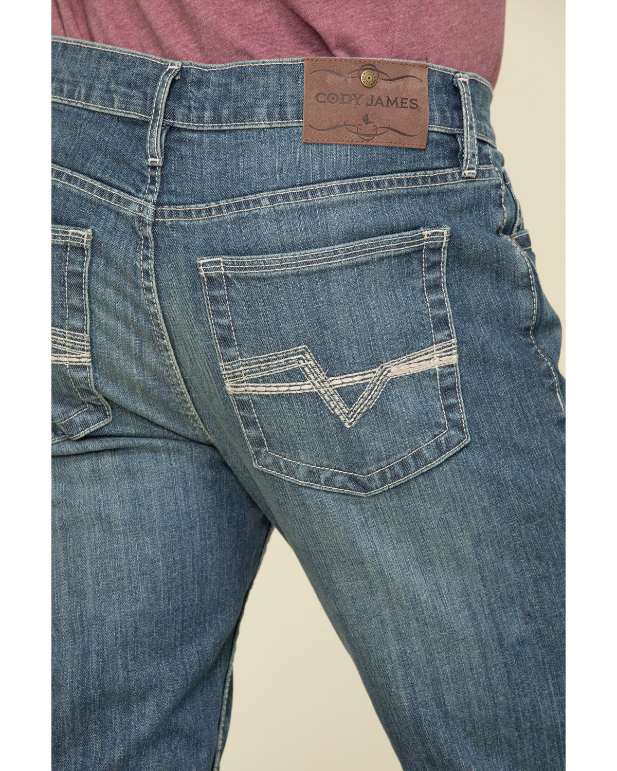 Men's Stone Cold Wash Jackson Slim Straight Stretch Denim J