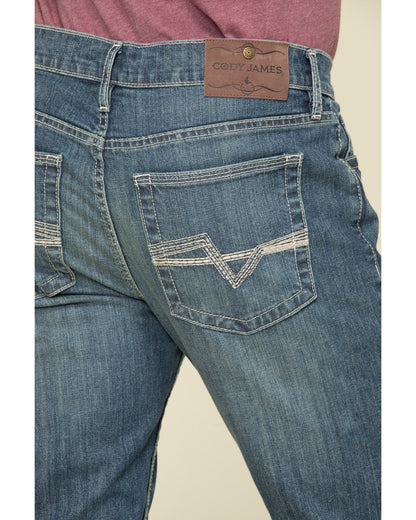 Men's Stone Cold Wash Jackson Slim Straight Stretch Denim J