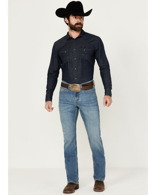 Men's Roughstock Wash Jackson Slim Straight Rigid Denim Jea