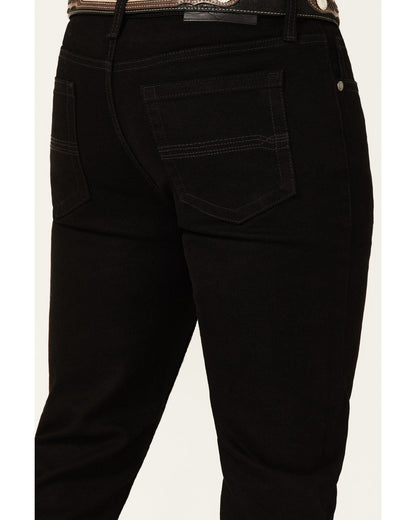 Men's Night Rider Wash Wyatt Slim Bootcut Stretch Denim Jea
