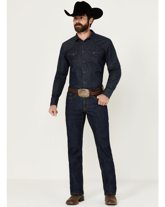 Men's Showdown Wash Jackson Slim Straight Stretch Denim Jea
