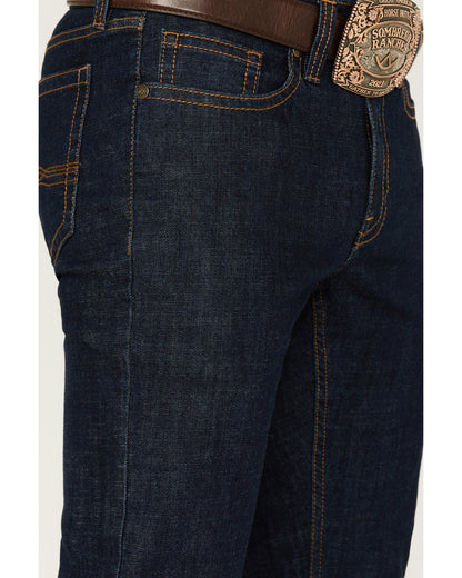 Men's Showdown Wash Jackson Slim Straight Stretch Denim Jea