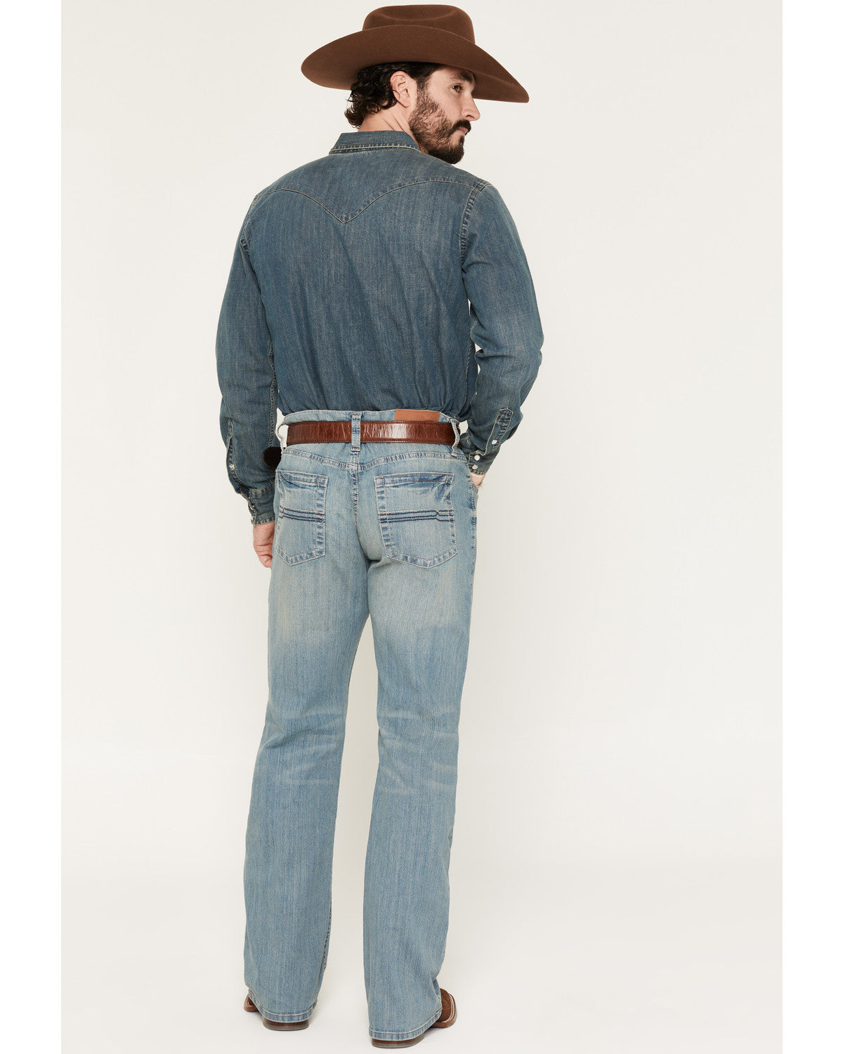Men's Hamshackle Wash Duke Relaxed Bootcut Stretch Denim Je