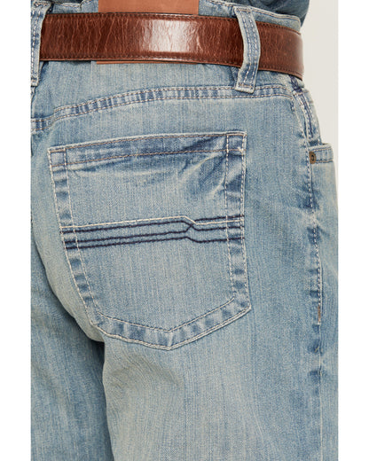 Men's Hamshackle Wash Duke Relaxed Bootcut Stretch Denim Je