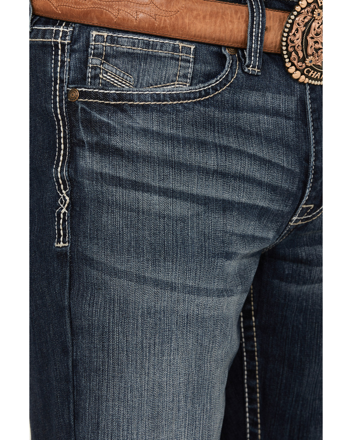 Men's Moonlight Wash Duke Relaxed Bootcut Stretch Denim Jea