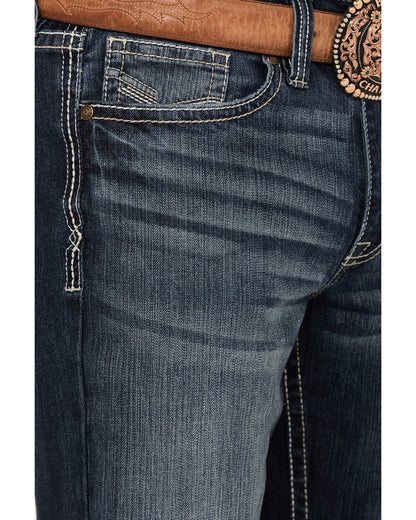 Men's Moonlight Wash Duke Relaxed Bootcut Stretch Denim Jea