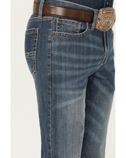 Men's Colton Wash Duke Relaxed Bootcut Stretch Denim Jeans