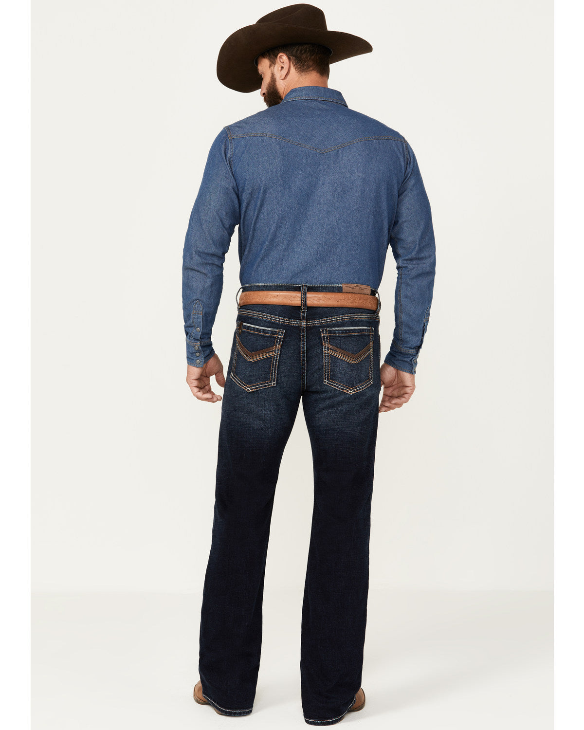 Men's Palomino Wash Duke Relaxed Bootcut Stretch Denim Jean