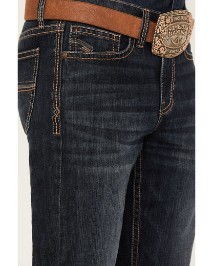 Men's Shadow Wash Jackson Slim Straight Stretch Denim Jeans