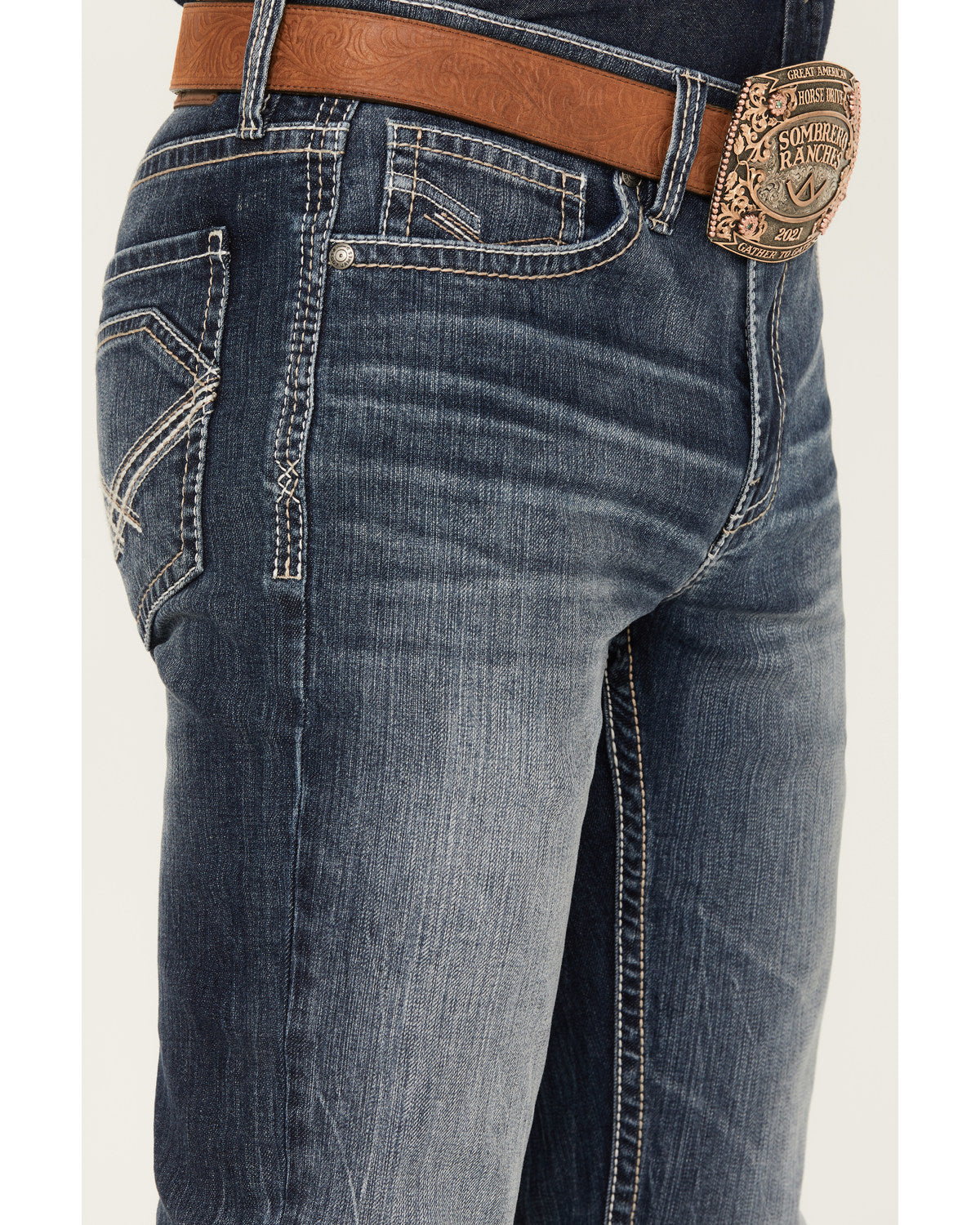 Men's Starlight Wash Jackson Slim Straight Stretch Denim Je