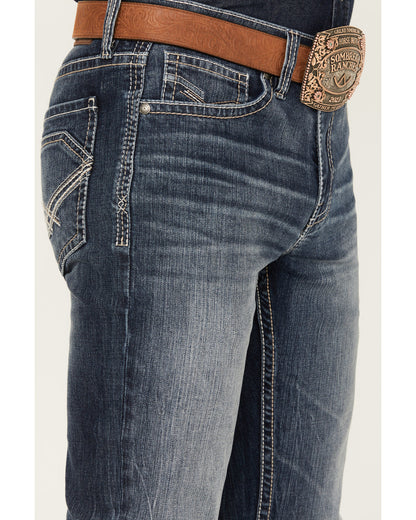 Men's Starlight Wash Jackson Slim Straight Stretch Denim Je