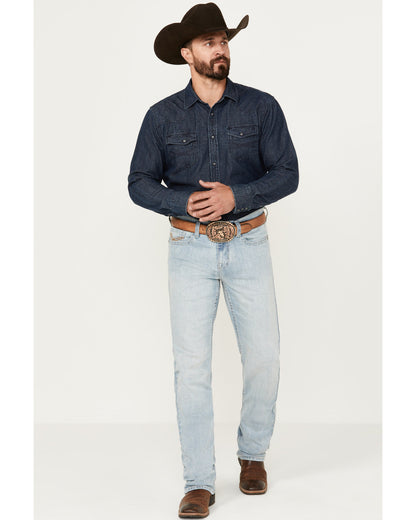Men's Jamestown Wash Jackson Slim Straight Stretch Denim Je