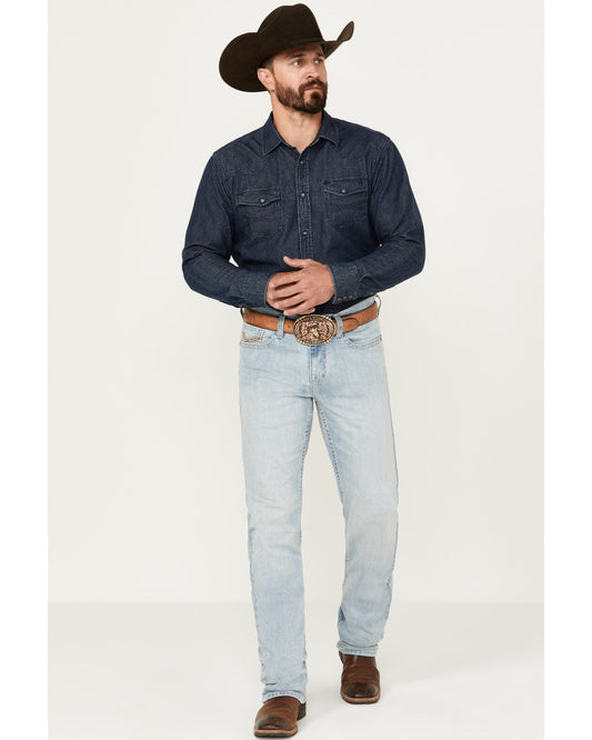 Men's Jamestown Wash Jackson Slim Straight Stretch Denim Je