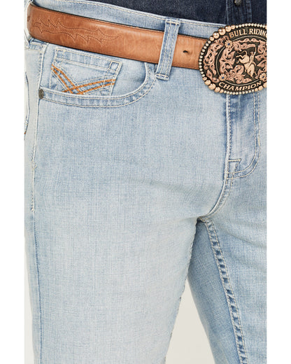 Men's Jamestown Wash Jackson Slim Straight Stretch Denim Je