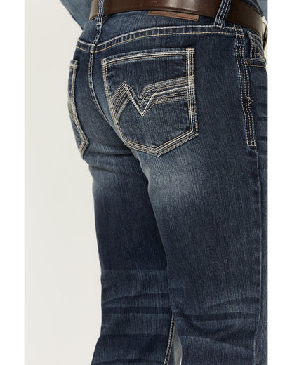 Men's Moonlight Wash Jackson Slim Straight Stretch Denim Je