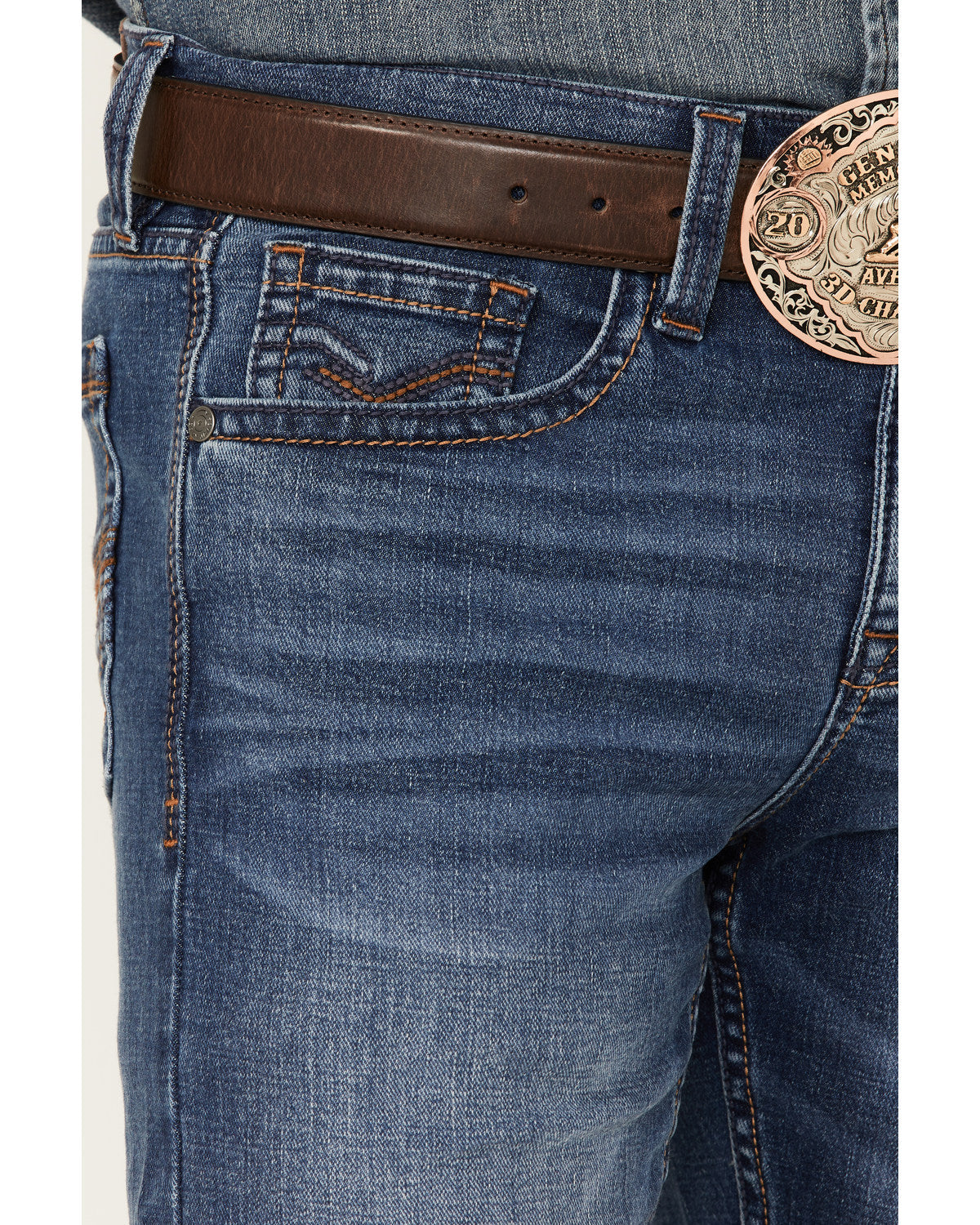 Men's Hazer Wash Jackson Slim Straight Stretch Denim Jeans