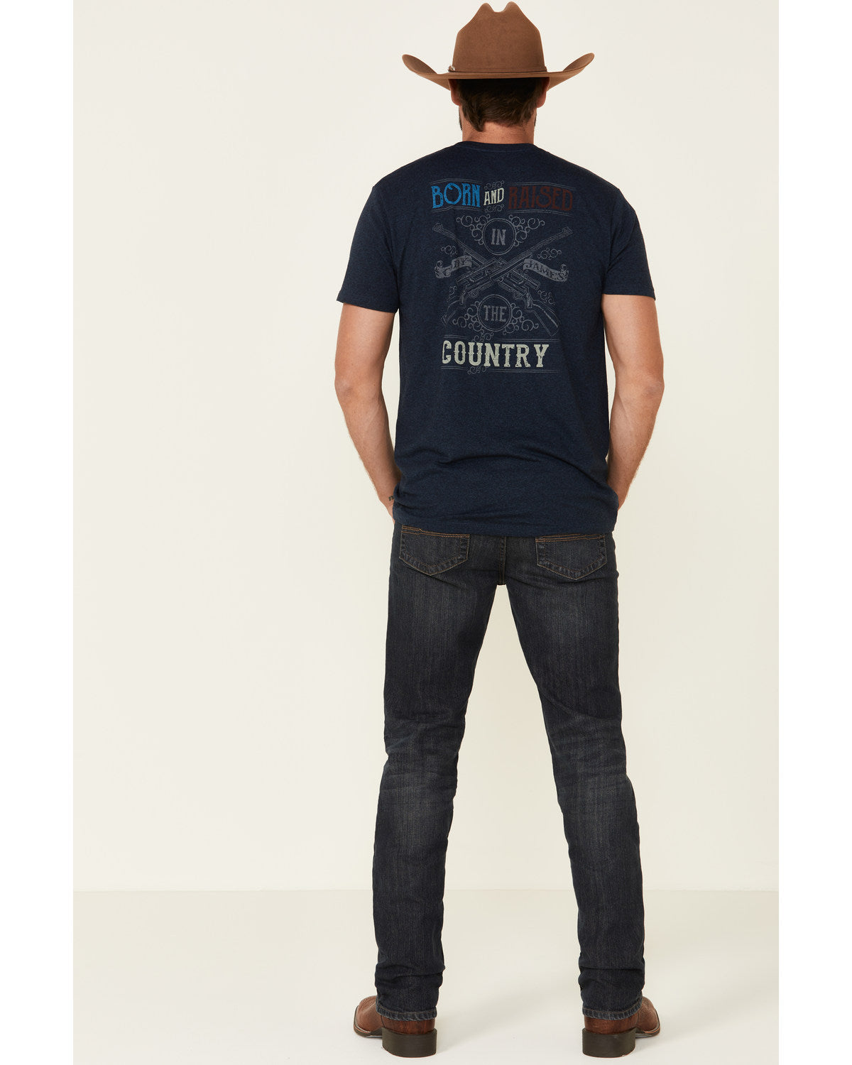 Men's Barn Sour Wash Jackson Slim Straight Stretch Denim Je