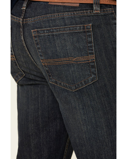 Men's Barn Sour Wash Jackson Slim Straight Stretch Denim Je