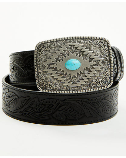 Men's Palmer Tooled Leather Belt