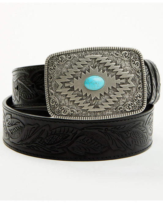 Men's Palmer Tooled Leather Belt